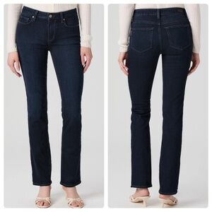 Paige Hoxton Straight Jeans - Dark Wash - Mona-size 28